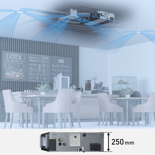 Dàn lạnh âm trần nối ống gió trung tâm Panasonic S-22MF3E5AN 7.500BTU - Loại 2 chiều (AST trung bình)